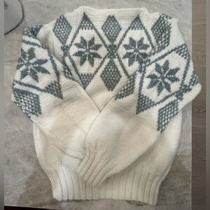 Hand knit wool sweater by the lovely Elaine